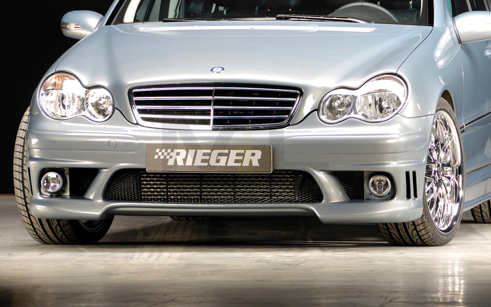 Rieger 00025201 Mercedes-Benz W203 C-Class Front Bumper 4 | ML Performance EU Car Parts