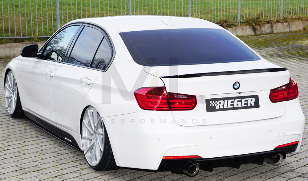 Rieger 00088122 BMW 3 Series F30 F31 Rear Diffuser 8 | ML Performance EU Car Parts