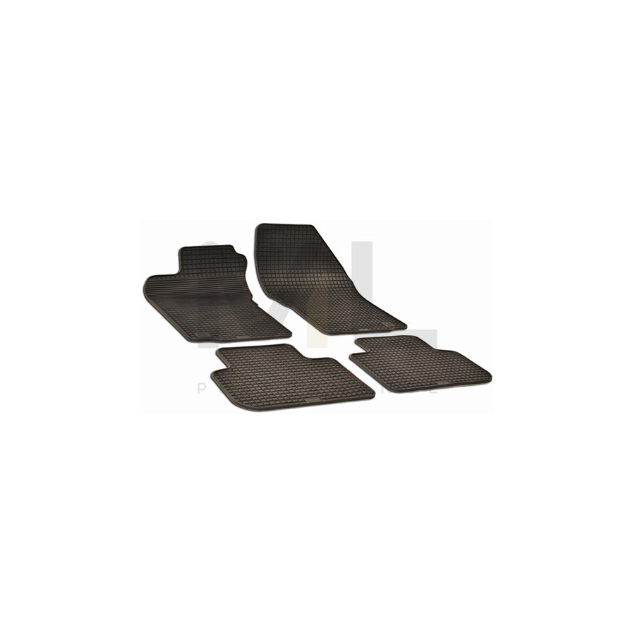 WALSER 50300 Floor mat set for ALFA ROMEO 147 (937) Elastomer, Front and Rear, Quantity: 4, Black | ML Performance Car Parts