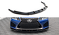 Maxton Design LE-GSF-4F-FD1T Front Splitter V.1 Lexus GS F MK4 Facelift | ML Performance UK Car Parts