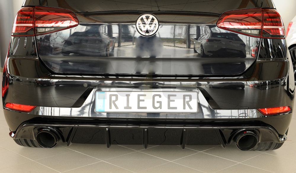 Rieger 00088160 VW Mk7 Golf GTI Rear Diffuser 7 | ML Performance EU Car Parts