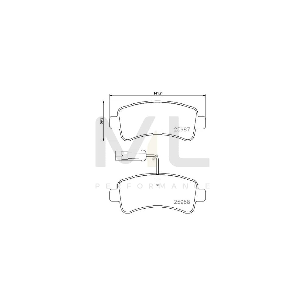 Brembo P 61 130 Brake Pad Set | ML Performance Car Parts