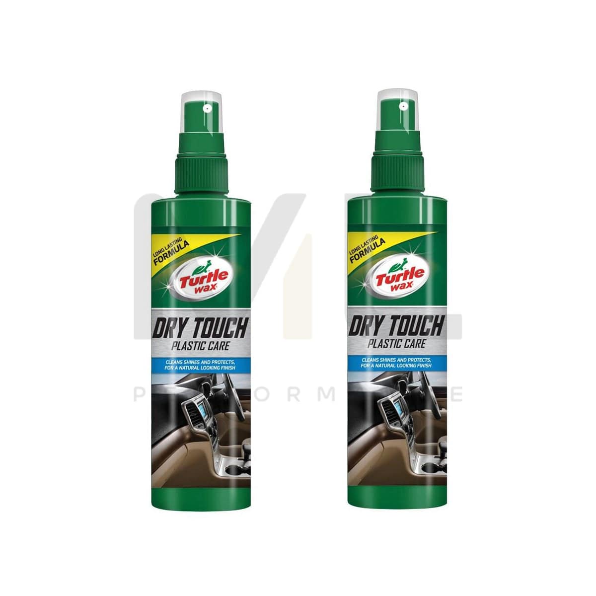 Turtle Wax Dry Touch Plastic Car Shine Spray 2 X 300 Ml