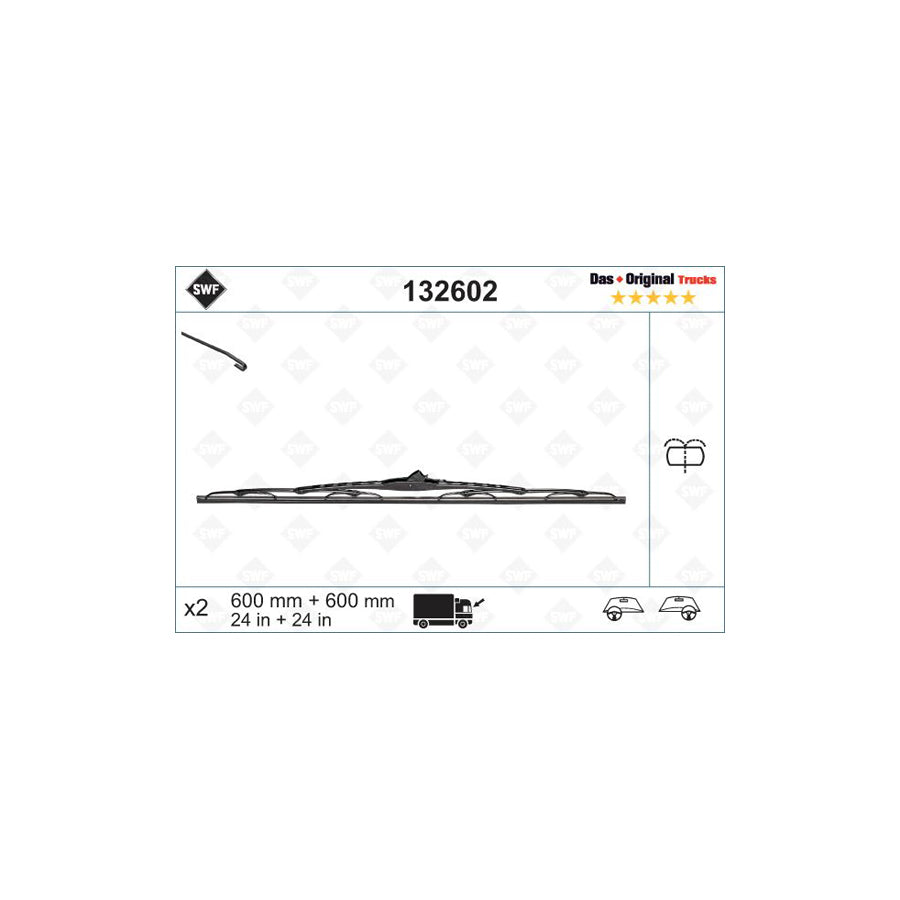 Swf Original 132602 Wiper Blade | ML Performance EU Car Parts