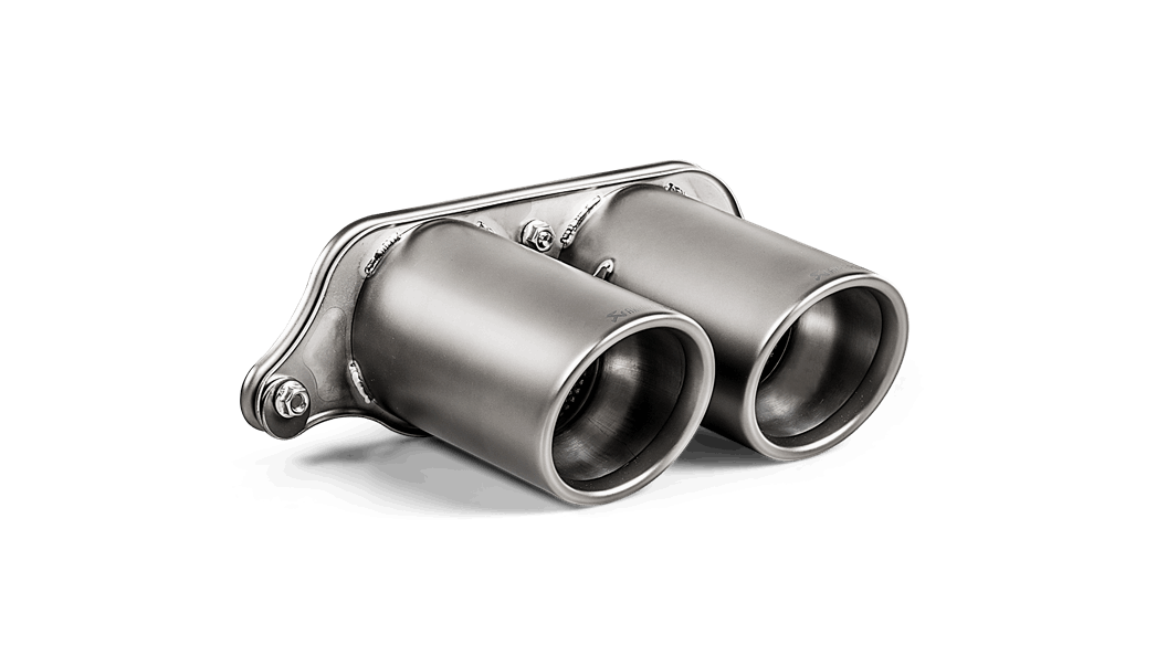 Akrapovič Porsche Slip-On Line Titanium 991.2 911 GT3 RS Tail Pipe Set - ML Performance UK