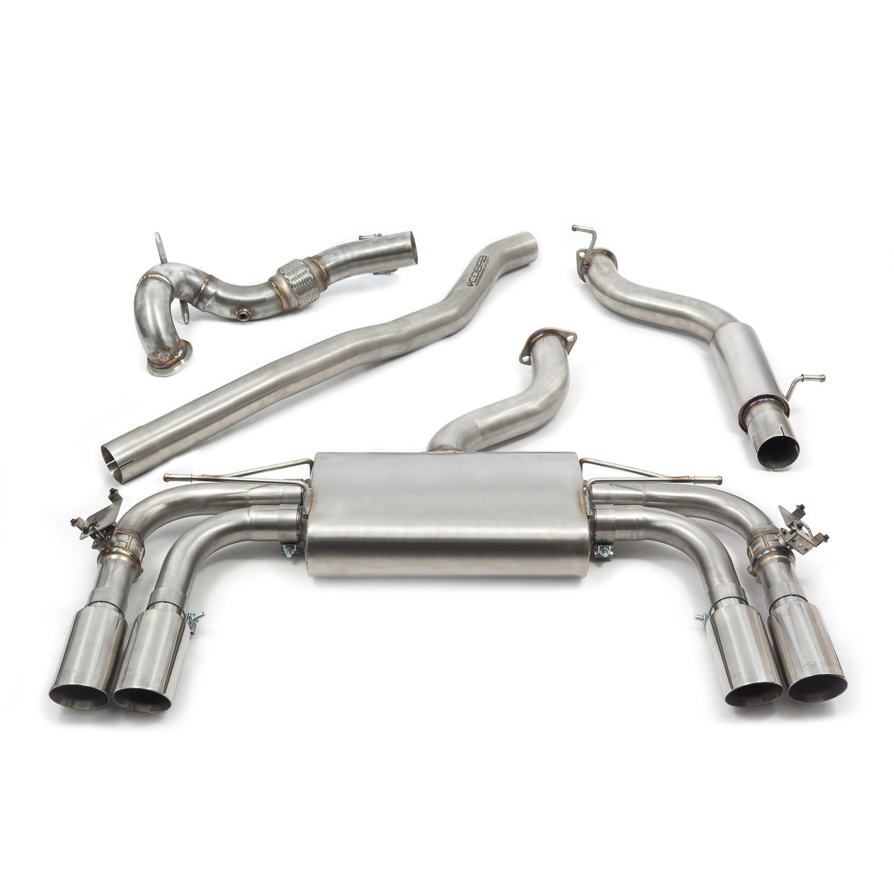 Cobra Exhaust Audi S3 (8V) 3 Door (Valved) (13-17) Turbo Back Performance Exhaust