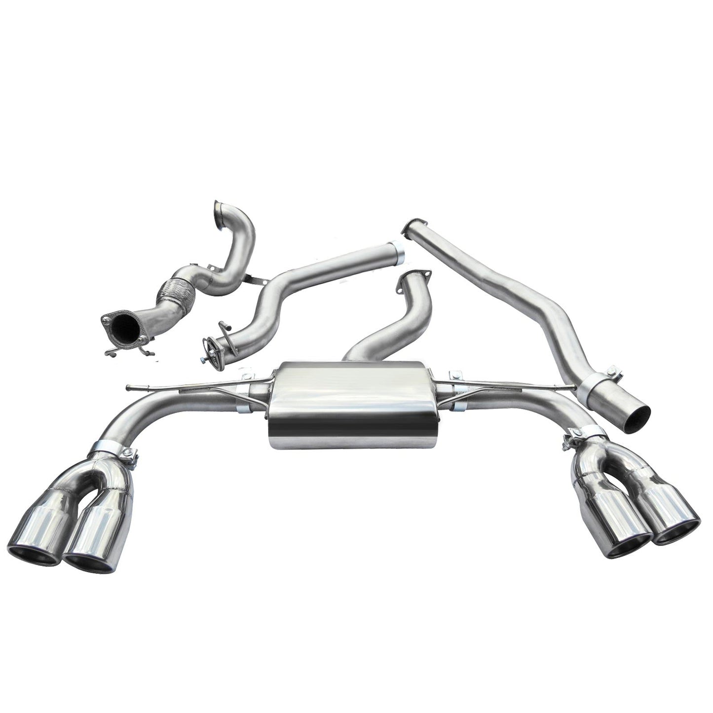 Cobra Exhaust Audi S3 (8V) Saloon (Non-Valved) (13-18) Turbo Back Performance Exhaust