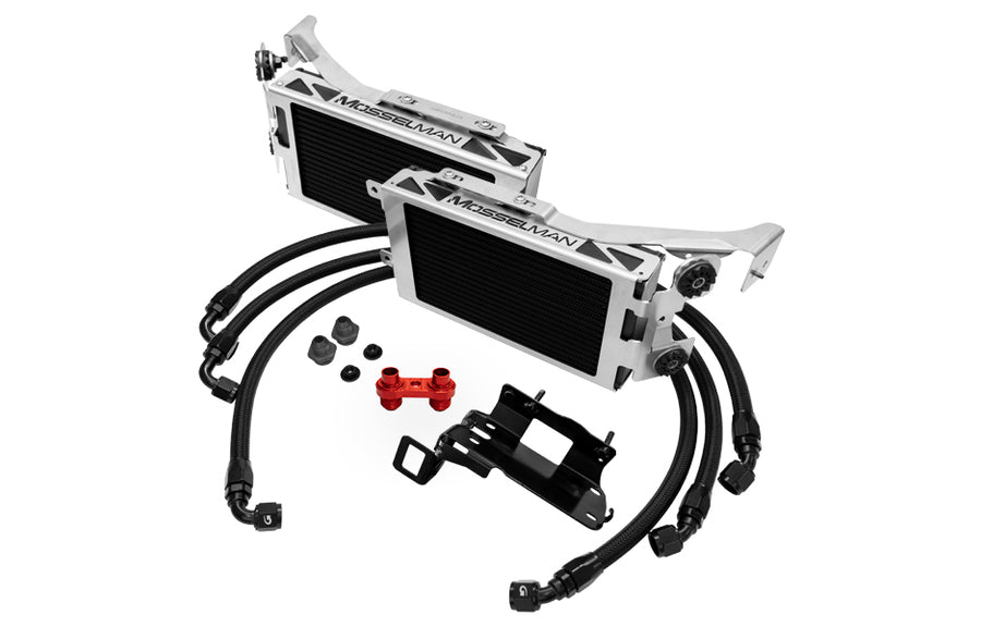 Mosselman BMW E90 E92 E93 335i Twin Oil Cooler Kit - ML Performance UK