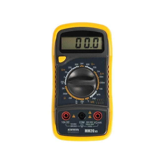 Sealey MM20 Digital Multimeter 8 Function with Thermocouple - ML Performance EU