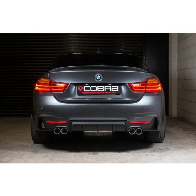 Cobra Exhaust BMW 435D (F32/F33/F36) Quad Exit M4 Style Performance Exhaust Conversion