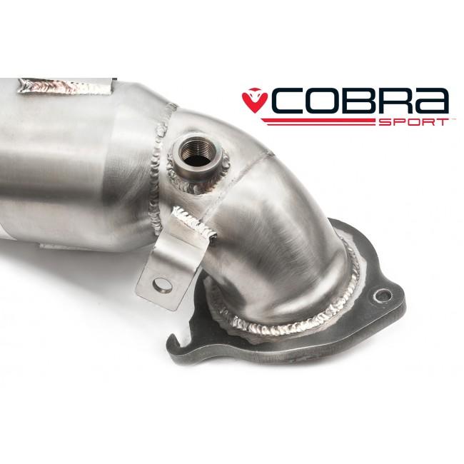 Cobra Exhaust Ford Fiesta (Mk7) ST 180/200 Front Pipe Sports Cat / De-Cat Performance Exhaust