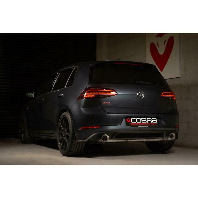 Cobra Exhaust VW Golf GTI (Mk7.5) 2.0 TSI (5G) (17-20) Venom Box Delete Race Cat Back Performance Exhaust