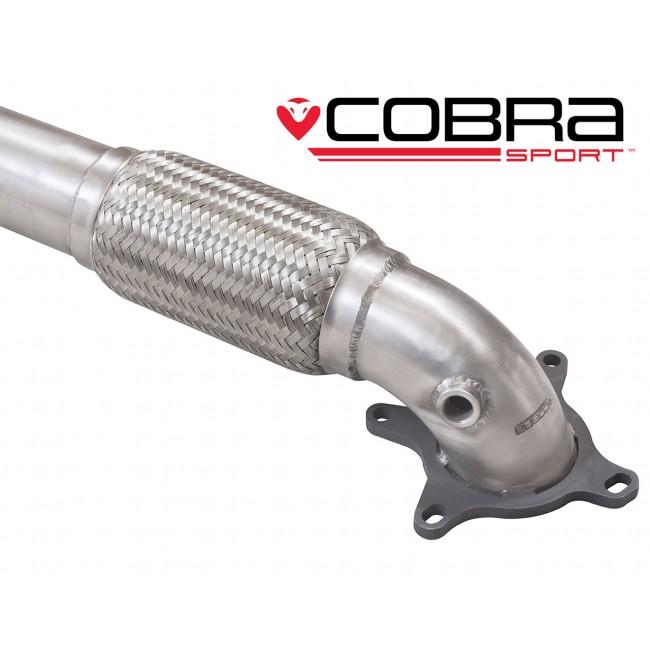 Cobra Exhaust VW Golf R (Mk6) 2.0 TSI (5K) (09-12) Sports Cat / De-Cat Front Downpipe Performance Exhaust